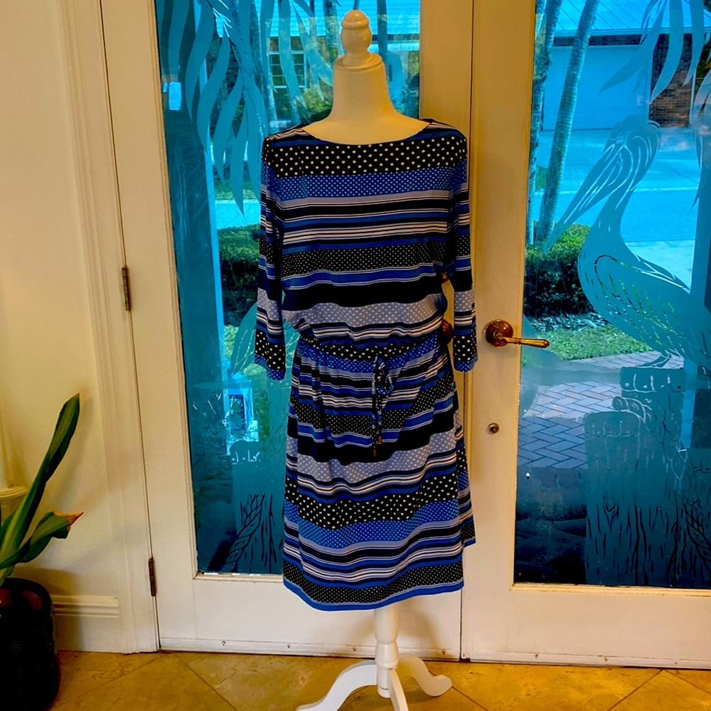 J.McLaughlin blue dress XL Excellent condition